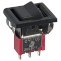 300SP1R6BLKM1QEBLK - SWITCH ROCKER SPDT 5A 120V