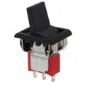 300SP1R7BLKM1QEBLK - SWITCH ROCKER SPDT 5A 120V