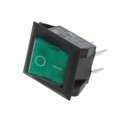 C1353ARBG3602AW - SWITCH ROCKER DPST 20A 250V