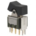 M2022TXG13-DB - SWITCH ROCKER DPDT 0.4VA 28V