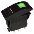 V2D2GHNB-AAC00-000 - SWITCH ROCKER SPST-NO 20A 12V
