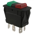 GRB260D501BBRG1 - SWITCH ROCKER SPDT 21A 14V