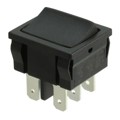D601J12S205QA - SWITCH ROCKER DPDT 10A 125V
