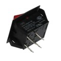 C1353ARBR3602AW - SWITCH ROCKER DPST 20A 250V