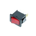 RF1-1A-DC-2-RL - SWITCH ROCKER SPST OFF-ON LEDDC