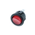 RA1-1A-DC-2-RL - ROUND ROCKER SP OFF-ON LED DC