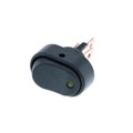 RD2-1A-DC-1-AL - OVAL-SHAPED OFF-ON AMBER LED