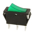 R4JBLKGILEF2 - SWITCH ROCKER SPST 20A 125V