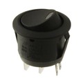 RR3112LBLKBLKREDEF3 - SWITCH ROCKER SPST 16A 125V