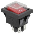 RB242D1021-117/ACC-F02-1 - SWITCH ROCKER DPST 20A 125V