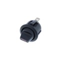 RA5-1A-DC-2-RL - PADDLE ROCKER 4P SPST RED LED