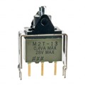 M2T13TXG13 - SWITCH ROCKER SPDT 0.4VA 28V