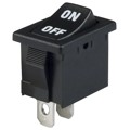 R1966ABLKBLKIF - SWITCH ROCKER SPST 15A 125V