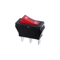 R4JBLKRILIF1 - SWITCH ROCKER SPST 20A 125VAC