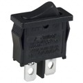 R6ABLKBLKEF - SWITCH ROCKER SPST 10A 125V