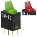 GW12LJPCF - SWITCH ROCKER SPDT 0.4VA 28V