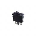R6ABLKBLKAF - SWITCH ROCKER SPST 10A 125V