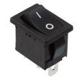 R1966CBLKBLKFF - SWITCH ROCKER SPDT 15A 125V