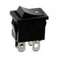 R1973BBLKBLKAF0 - SWITCH ROCKER DPST 9A 125V