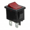 R1973ABLKRILEF1 - SWITCH ROCKER SPST 9A 125V