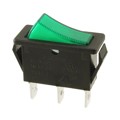 R4JBLKGILEF1 - SWITCH ROCKER SPST 20A 125V