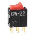GW22RCP - SWITCH ROCKER DPDT 0.4VA 28V