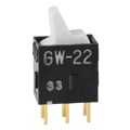GW22LBP - SWITCH ROCKER DPDT 0.4VA 28V