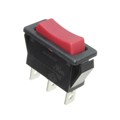 R4GBLKREDEFO - ILLUMINATED ROCKER SWITCH 11MM X