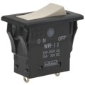WR11BS - SWITCH ROCKER SPST 15A 125V