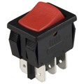GRS-4022-0010 - SWITCH ROCKER DPDT 16A 125V