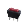 R4DBLKREDEFO - ILLUMINATED ROCKER SWITCH 11MM X