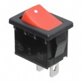 R1966FBLKREDAF - SWITCH ROCKER SPST-NO 15A 125V