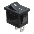 R1966ABLKBLKDF - SWITCH ROCKER SPST 15A 125V