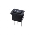 R1966DBLKBLKBP - SWITCH ROCKER SPDT 15A 125V