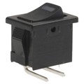 R1966ABLKBLKERRED - SWITCH ROCKER SPST 15A 125V
