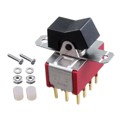7401J1CBE2 - SWITCH ROCKER 4PDT 0.4VA 20V