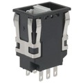 AML24EBA2BC01 - SWITCH ROCKER DPDT 100MA 125V