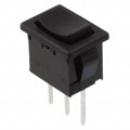 R1966DBLKBLKEP - SWITCH ROCKER SPDT 15A 125V