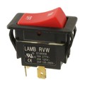 RVW42D1923 - SWITCH ROCKER DPST 20A 125V