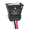 WR12BL - SWITCH ROCKER SPDT 15A 125V