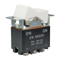 SW3822D/UC - SWITCH ROCKER DPDT 30A 30V
