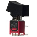 400MSP1R6BLKM6QE - SWITCH ROCKER SPDT 3A 120V