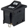 R1966ABLKBLKIS - SWITCH ROCKER SPST 15A 125V