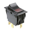 LTILA51-6S-BL-RC-NBL/125N - SWITCH ROCKER SPST 15A 125V
