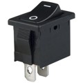R1966ABLKBLKGF - SWITCH ROCKER SPST 15A 125V
