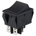 R5ABLKBLKEF0 - SWITCH ROCKER DPST 20A 125V