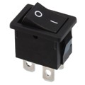 R1973BBLKBLKFF0 - SWITCH ROCKER DPST 9A 125V
