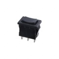 R1966DBLKBLKEF - SWITCH ROCKER SPDT 15A 125V