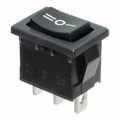 R1966IBLKBLKCF - SWITCH ROCKER SPDT 15A 125V
