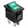 R1973BBLKGILIF1 - SWITCH ROCKER DPST 9A 125V